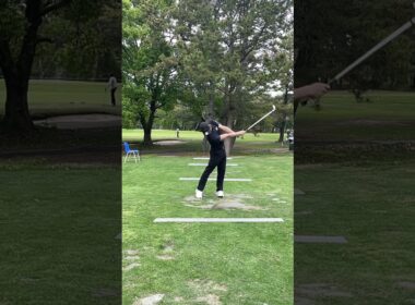 6アイアン正面スロースイング #golf