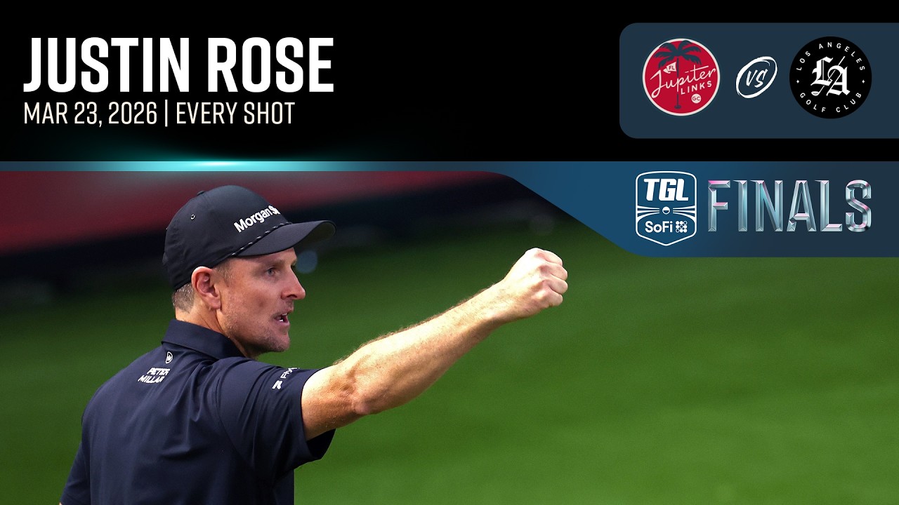Justin Rose | 2026 TGL Finals Match 1 | Every Shot