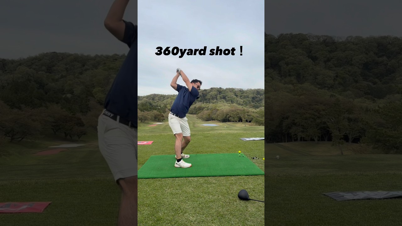 本日は4位。1位384yard。は？ #ゴルフ #ゴルフスイング #golf
