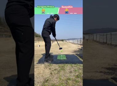 【15m shot!!】グラウンドゴルフの王子様とガチンコ対決#gateball #グラウンドゴルフ #battle