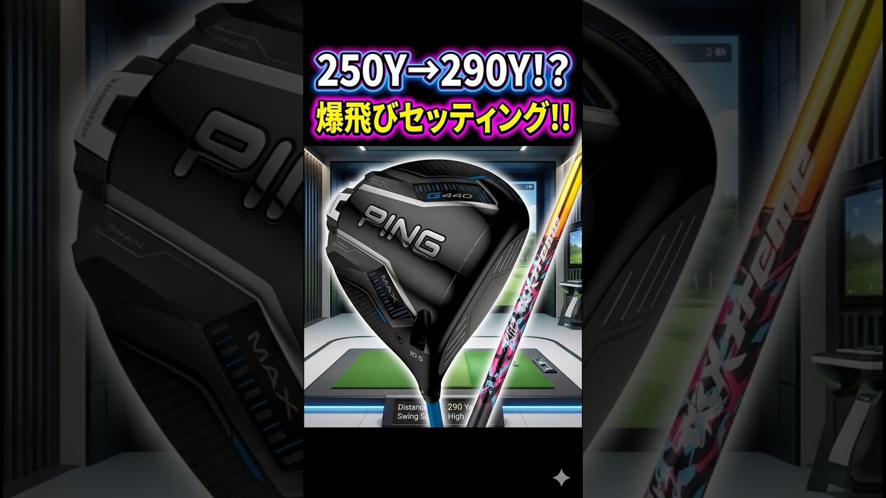 【脅威】爆飛びセッティングでガチ計測！ #ゴルフ