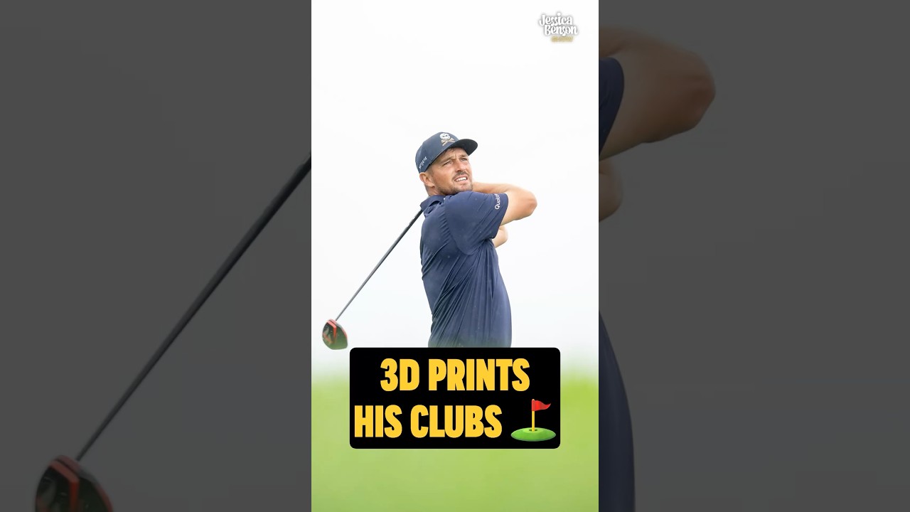 Bryson DeChambeau 3D prints his own clubs 👀
