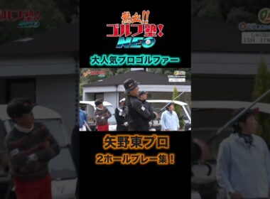矢野東プロのため息が出るほど美しいスイングと球筋がこちら！【熱血ゴルフ塾NEO】