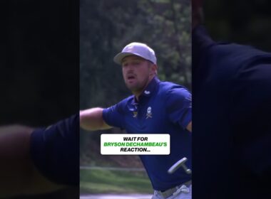 It's been a long day for Bryson DeChambeau 😅 #livgolf #brysondechambeau #golf