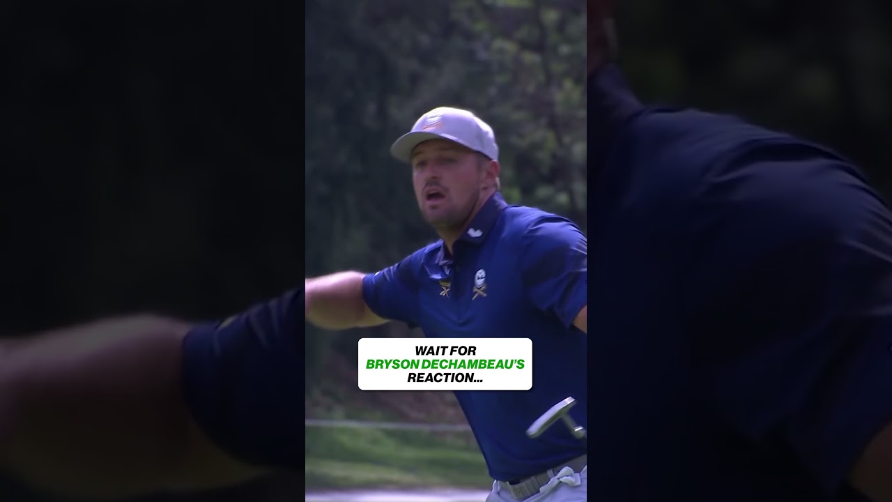 It's been a long day for Bryson DeChambeau 😅 #livgolf #brysondechambeau #golf