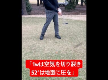1Wで空気を切り裂く。「62歳プロが伝える入射角」の真実。#Shorts #ゴルフ #ドライバー #新井真一 #TRUE1Golf
