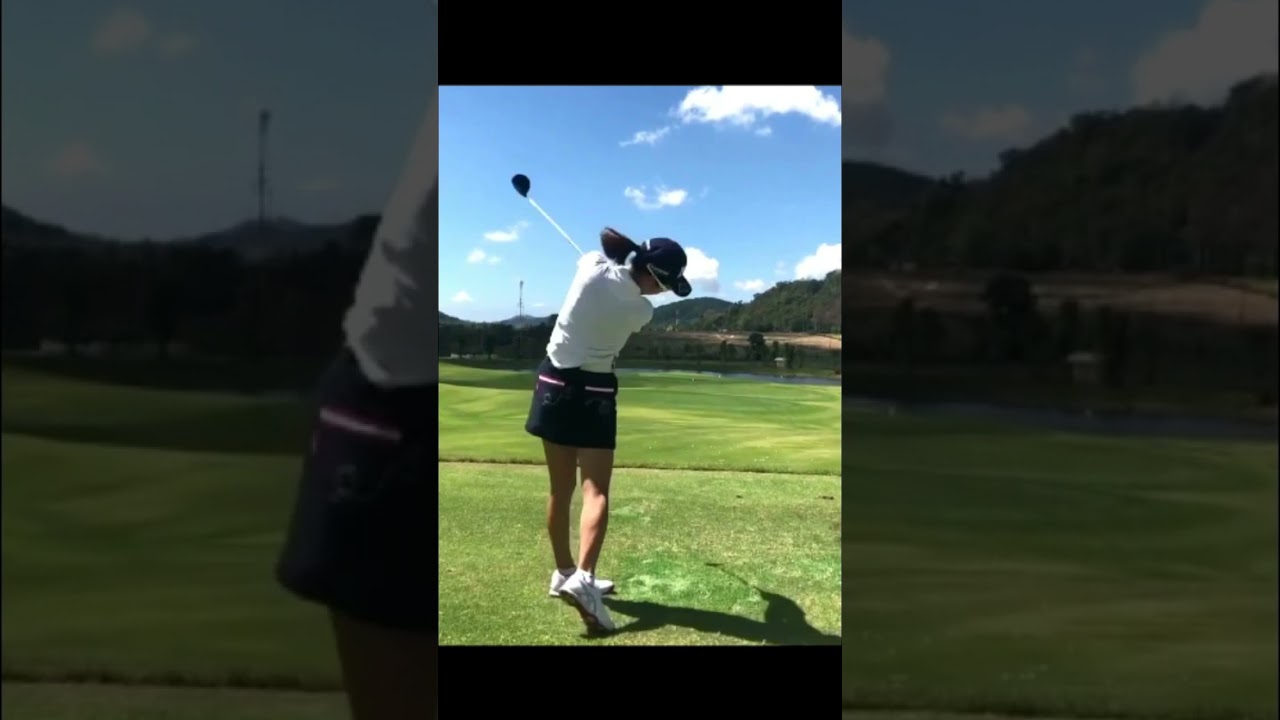 Yuka Yasuda 安田祐香  #golf #スローモーション #ゴルフ #スローモーション #ゴルフ #スロー動画 #スロー動画 #golfswing #スローモーション撮影