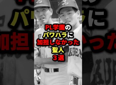 PL学園のパワハラに加担しなかった聖人3選#野球 #プロ野球 #shorts