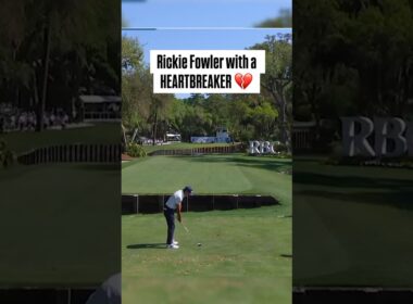 Rickie Fowler was SO CLOSE to an Ace #golf #pgatour