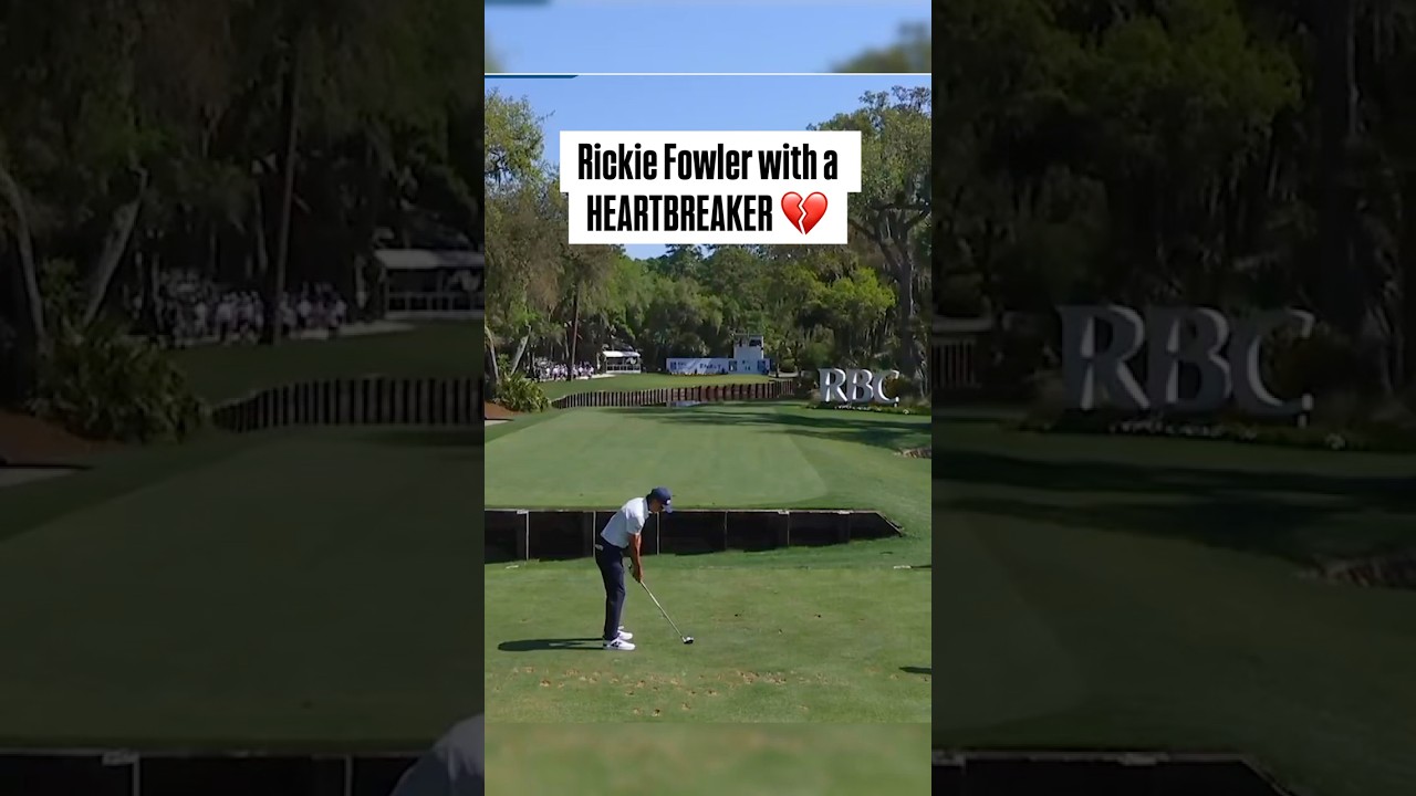 Rickie Fowler was SO CLOSE to an Ace #golf #pgatour