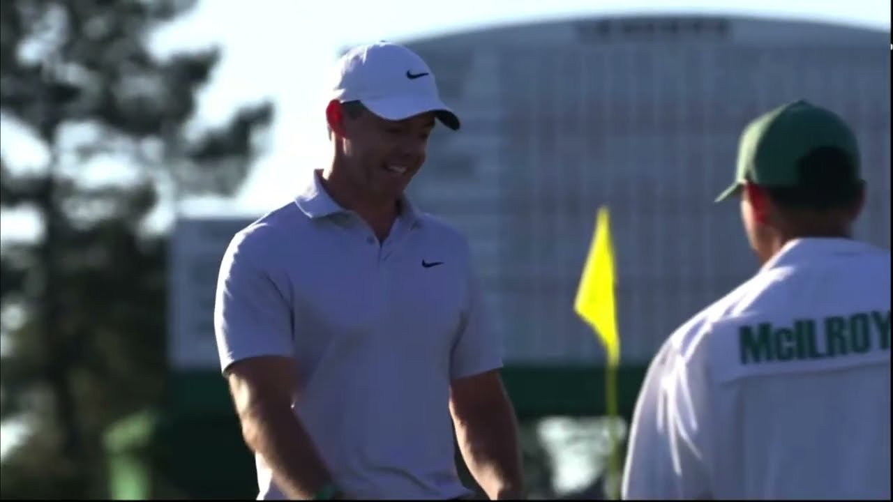 Rory McIlroy UNBELIEVABLE CHIP IN!! - Hole 17 The Masters 2026 Round 2