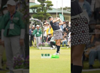 【小雨の降る中🏌️‍♀️】第2ラウンドティーショット集｜KKT杯バンテリンレディス