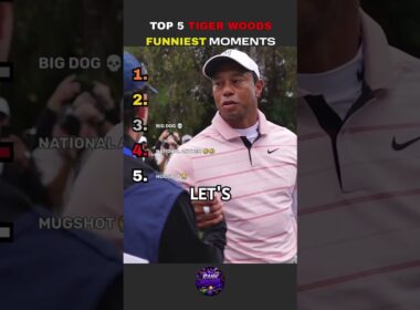 TOP 5 TIGER WOODS FUNNIEST MOMENTS #golf #tigerwoods #pga #sports #funny