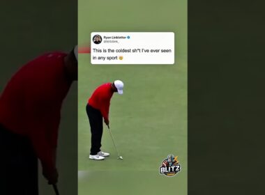 Tiger was on his goat behavior with this one #tigerwoods #golf #highlights