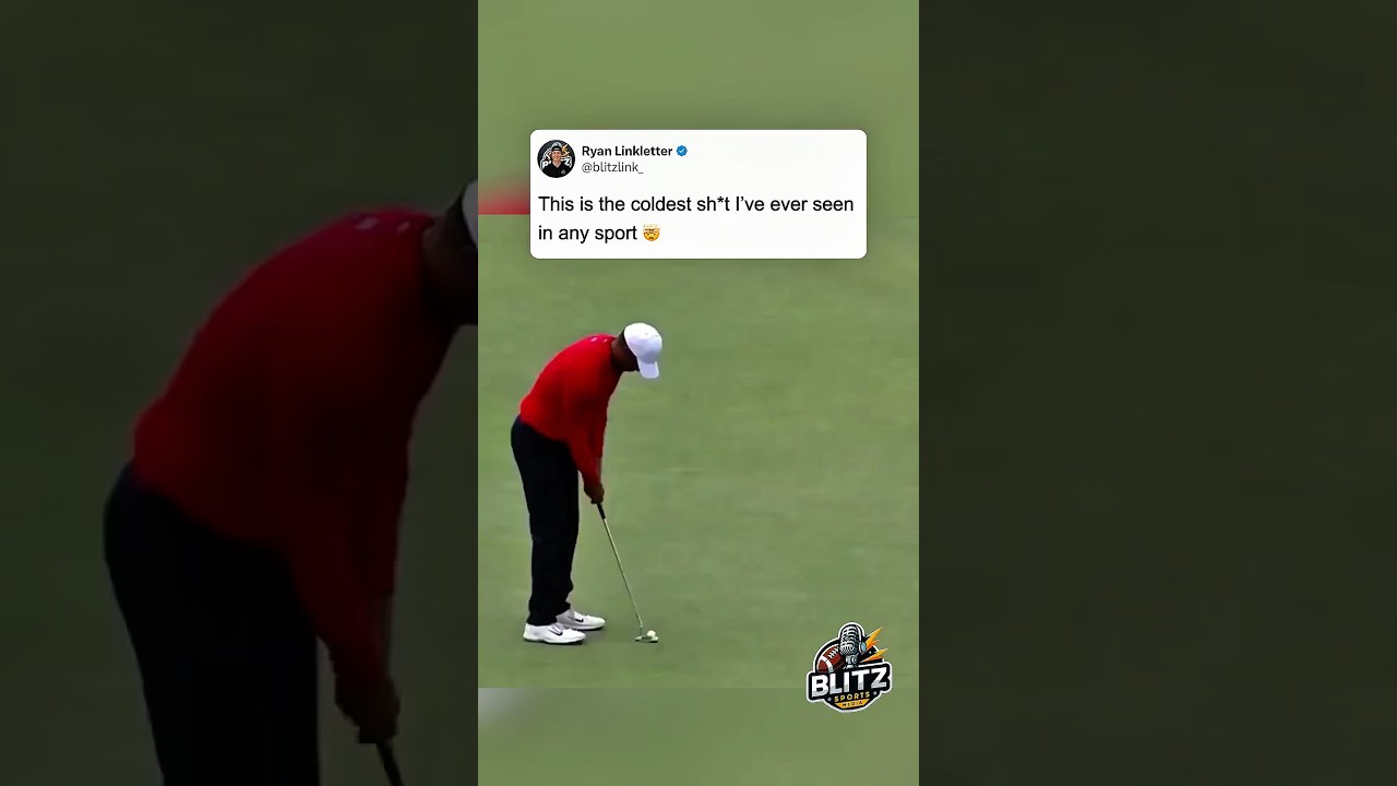 Tiger was on his goat behavior with this one #tigerwoods #golf #highlights