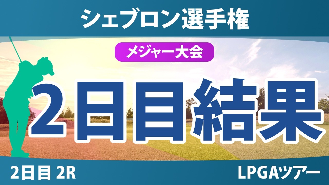 シェブロン選手権 2日目 2R 結果 速報 上位選手は誰か？