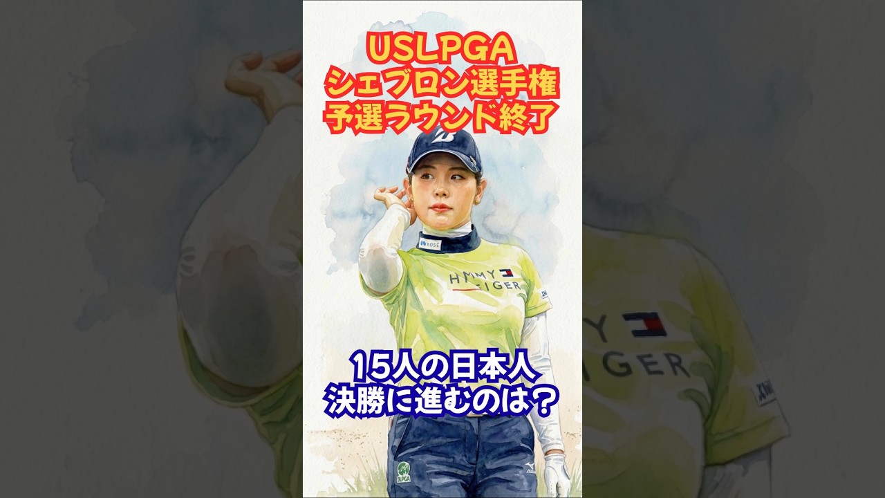 シェブロン選手権予選の明暗！#女子ゴルフ #シェブロン選手権 #神谷そら #吉田優利 #笹生優花 #竹田麗央 #原英莉花 #勝みなみ #馬場咲希 #西郷真央 #山下美夢有 #岩井明愛 #古江彩佳