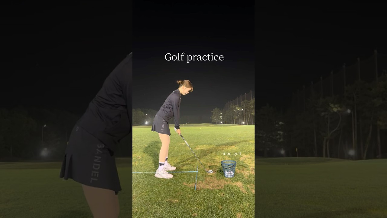 Golf  practice⛳️ #ゴルフ #ゴルフ女子 #スイングトップ #ゴルフスイング #ゴルフウェア #golf #golfswing