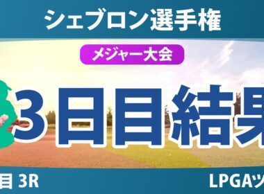 シェブロン選手権 3日目 3R 結果 速報 上位選手は誰か？