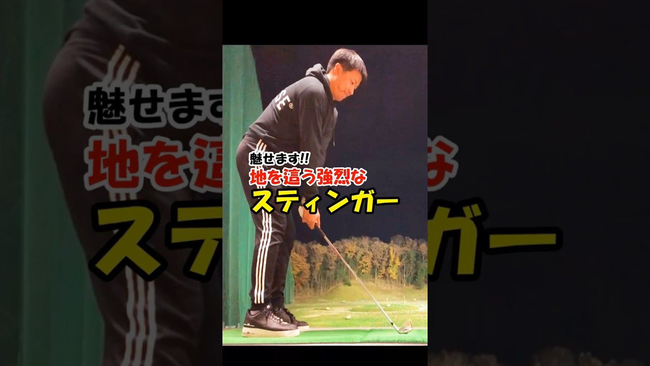 和製タイガーウッズが魅せる地を這うスティンガー！！　#WGSL #ベタ足スイング #前倒し