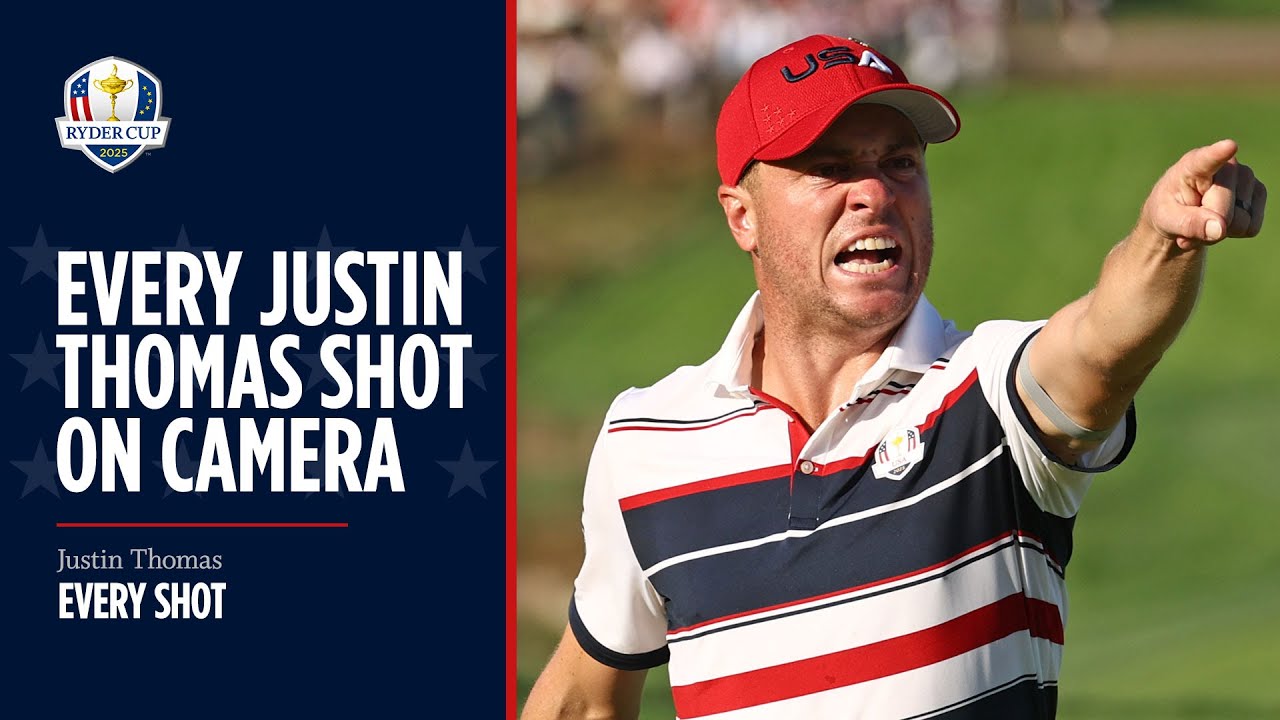 Every Justin Thomas Shot | 2025 Ryder Cup