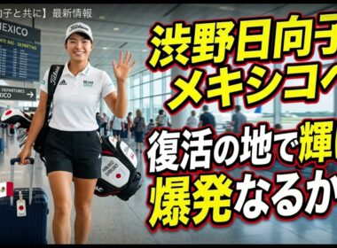 渋野日向子 vs メキシコ 運命の舞台で爆発か？
