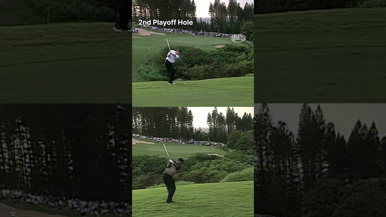 Tiger vs. Ernie. One of the greatest duels we've ever seen. (2000, Kapalua) | #TigerTuesday