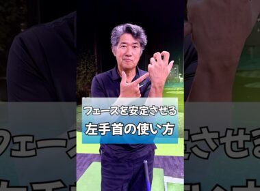 フェースを安定させる左手首の使い方 #ゴルフ #藤井誠 #ゴルフレッスン  #pgaティーチングプロ #golf