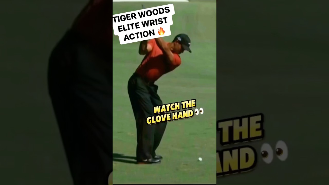 Tiger Woods Golf Swing Slow Motion (2009) | Lead Wrist & Forearm Release Breakdown #tigerwoods