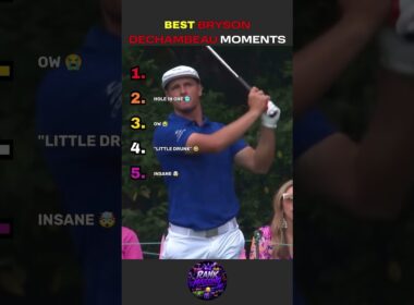 TOP 5 BEST BRYSON DECHAMBEAU MOMENTS #golf #pga #brysondechambeau #sports