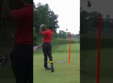 Hit STINGERS like Tiger Woods! 😱👀 #golf #golfswing #golftips #golfcoach