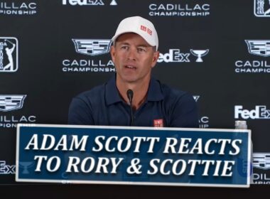 Adam Scott Reacts To Top Players Of Today Like Scottie & Rory