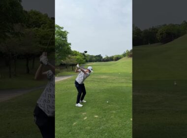 マン振り男のワンオンチャレンジ！#ゴルフ #ゴルフレッスン #ゴルフスイング #golf #shorts