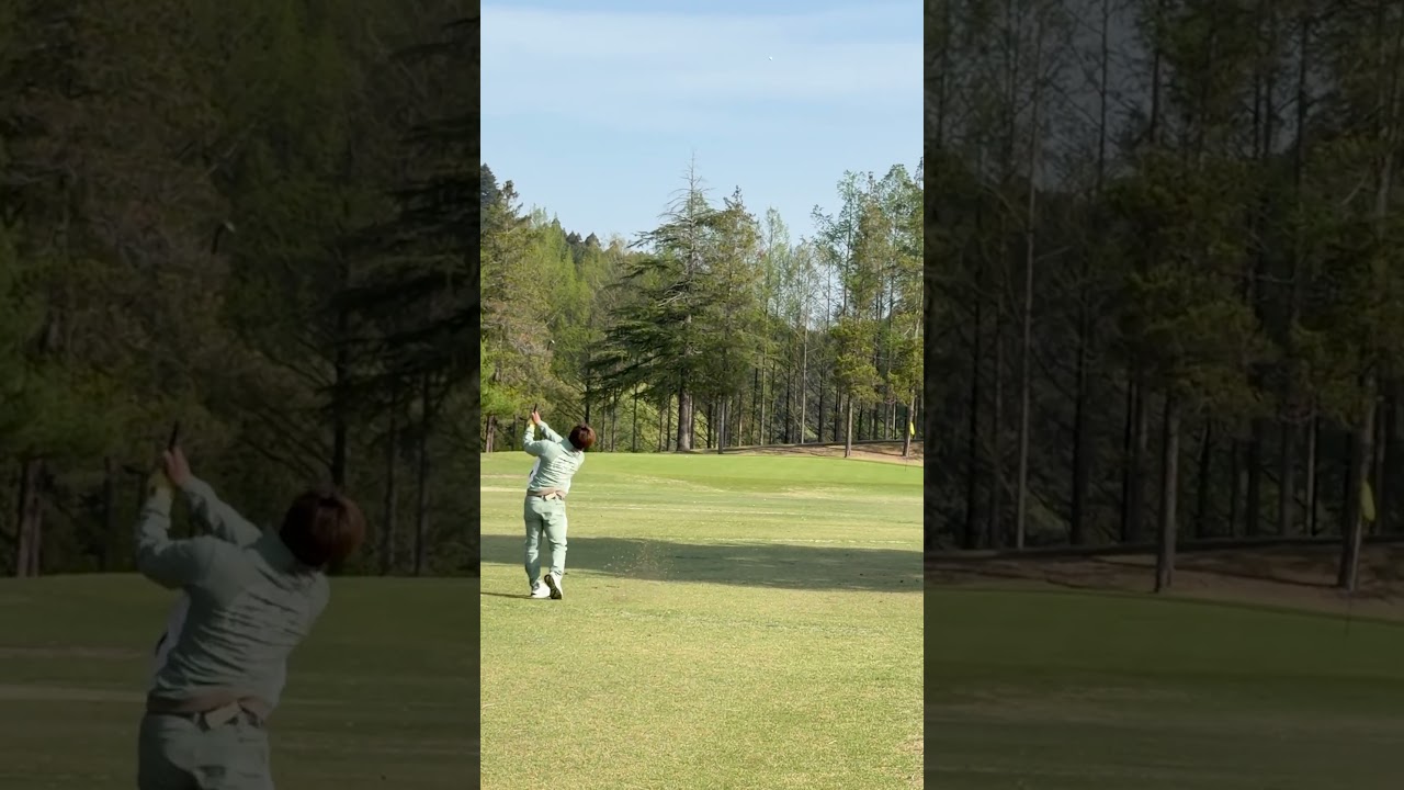 100yd52°のアプローチ⛳️ #ゴルフ #アプローチ #ナイスオン