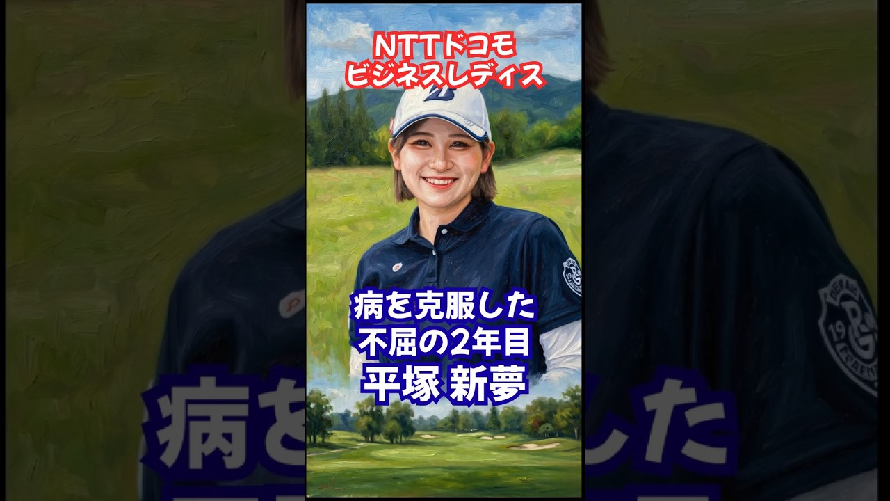 平塚新夢の奇跡の初優勝なるか！？ 難病を乗り越えた不屈のゴルファー #女子ゴルフ #nttビジネスレディス #平塚新夢 #菅沼菜々 #永井花奈 #藤田さいき #天本ハルカ
