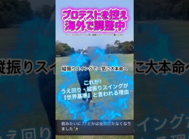 ネリーコルダと同じ縦振りスイングでプロへ駆け上がれ‼️ #ゴルフスイング基本 #ゴルフ初心者 #ゴルフ