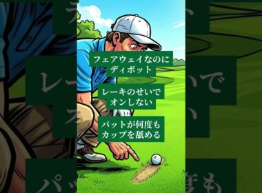 ゴルフの「なんて日だ！」3選  #shorts
