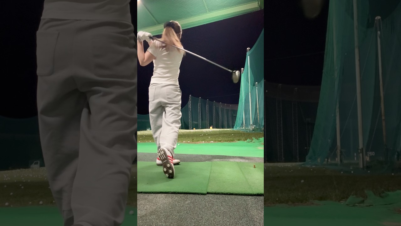 打ちっぱなし ドライバー #ゴルフ #ゴルフ女子 #golf
