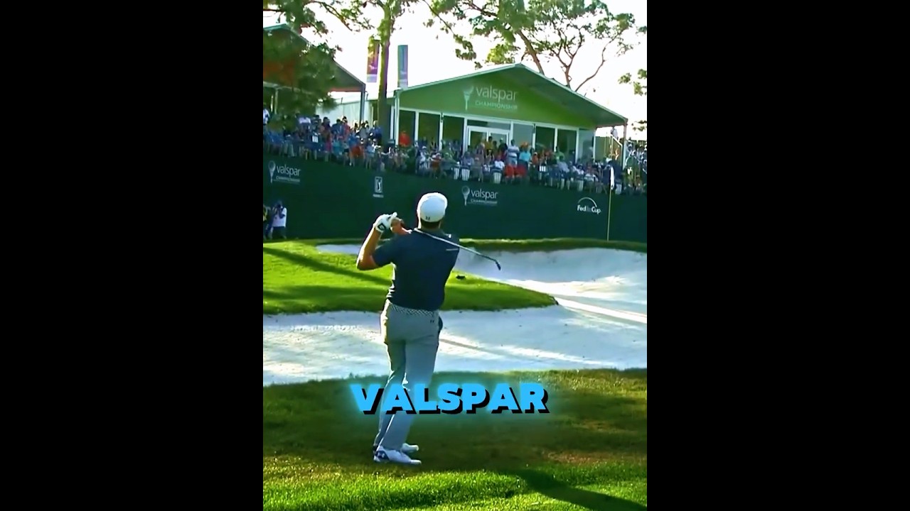 Jordan Spieth 28-foot double-breaker at Valspar  #pga  #golf