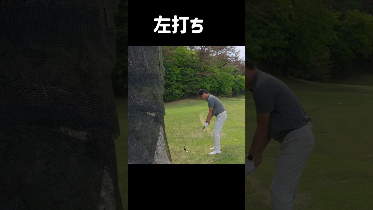 左打ち#golfshorts #golfswing #golf #ゴルフ #ゴルフスイング