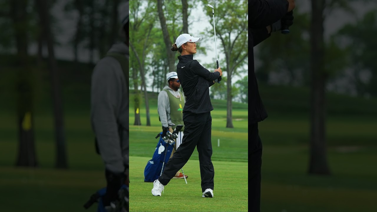 Michelle Wie West on the mic 🎙️ She's hitting the course at the Mizuho Americas Open this year