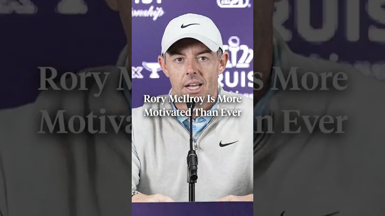 Rory McIlroy says he’s more motivated than ever after winning a second green jacket. 😳