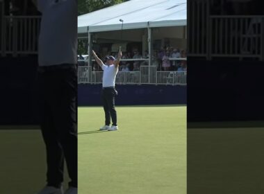 Rory adds a circle on his final hole of the day at the Truist Championship!