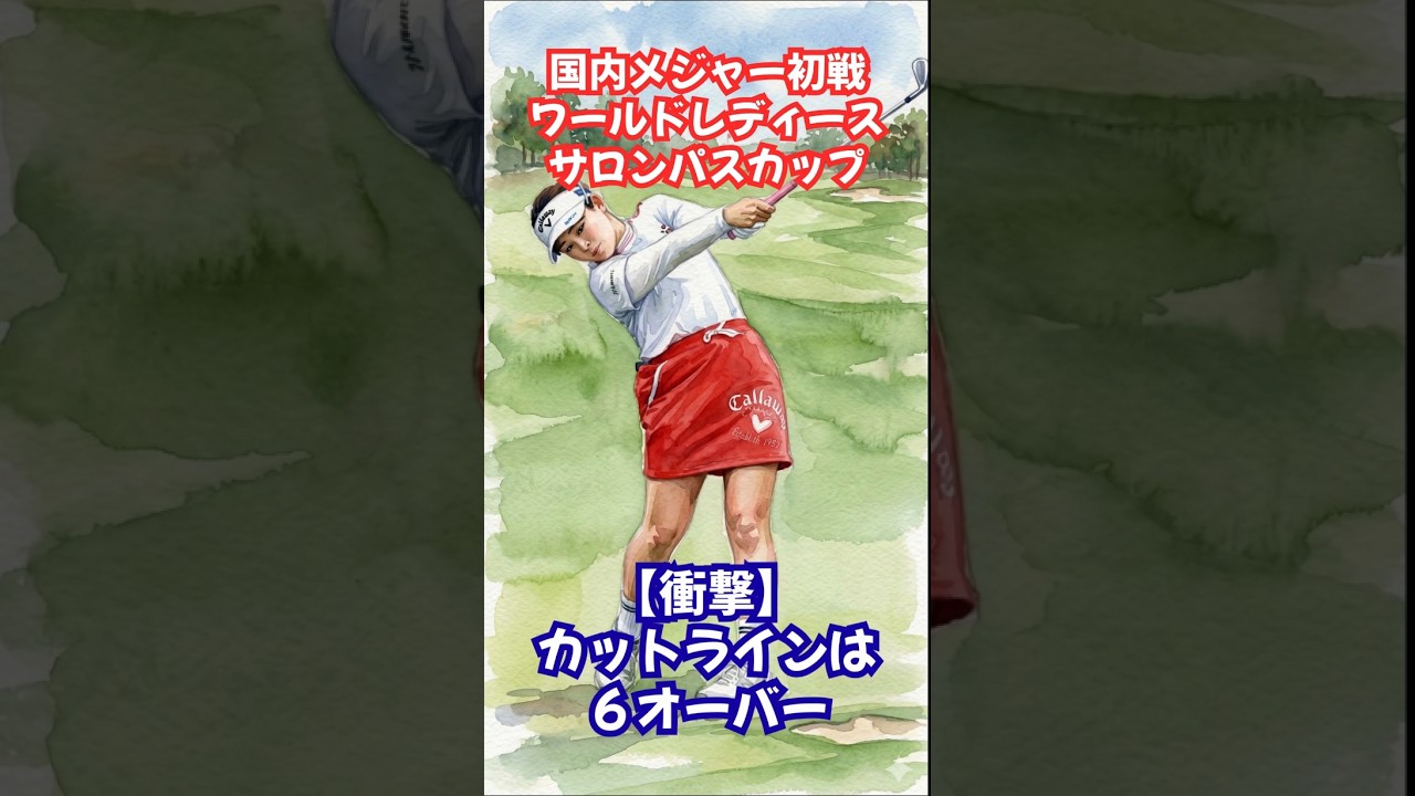 国内メジャー初戦予選通過6オーバー!? #女子ゴルフ #菅沼菜々 #政田夢乃 #高橋彩華 #小祝さくら #鈴木愛 #神谷そら #小林光希 #吉田鈴