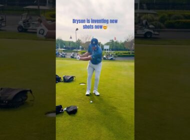 Bryson DeChambeau Hits a RIDICULOUS Low Spinner 🤯