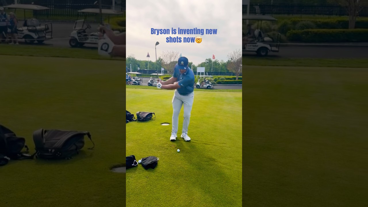 Bryson DeChambeau Hits a RIDICULOUS Low Spinner 🤯