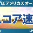 みずほ アメリカズ オープン 2日目 2R スコア速報 上位選手は誰か？