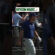 Bryson DeChambeau HOLES IT for birdie 🪄 #LIVGolfVirginia