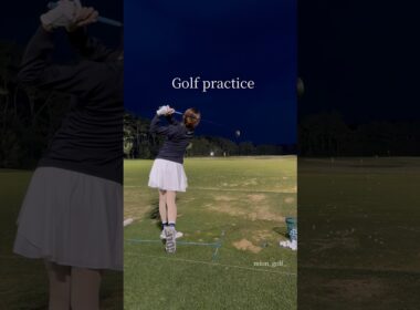 Golf  practice⛳️ #ゴルフ #スイングトップ #ゴルフウェア #ゴルフ女子 #ゴルフスイング