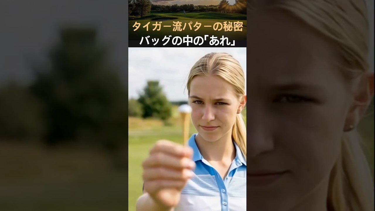 タイガー流 2ティーパター
